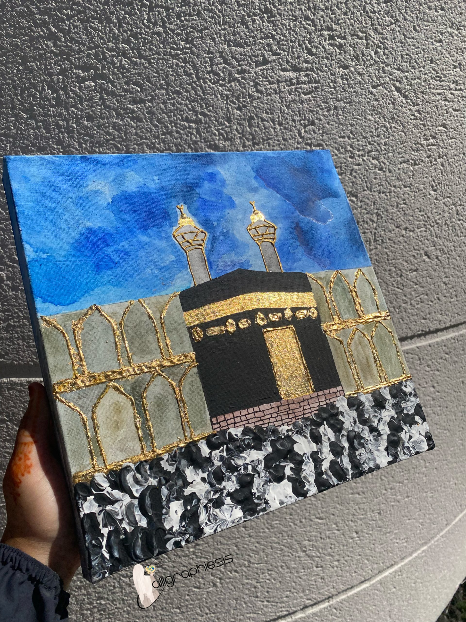 Toile Kaabah orné