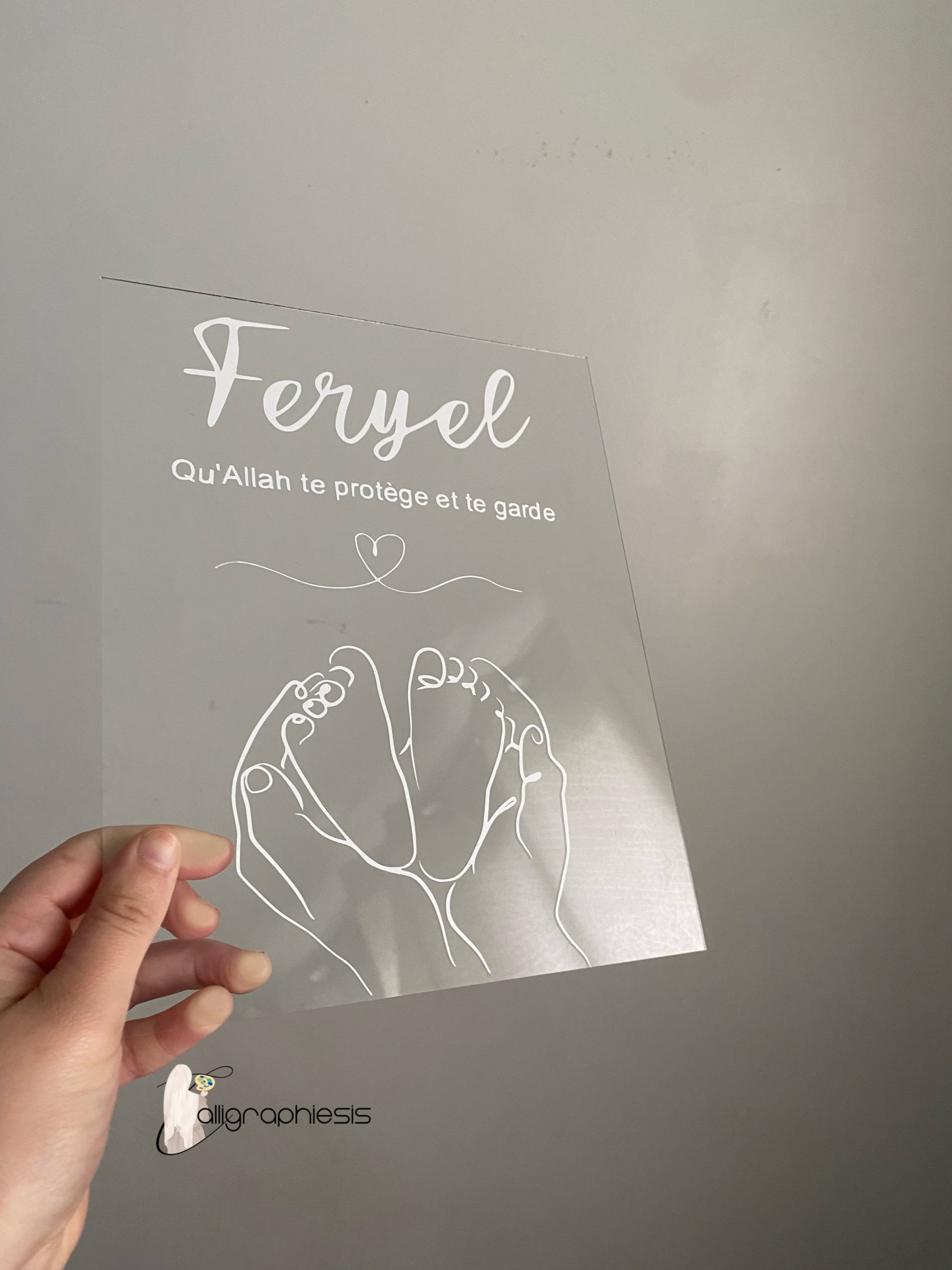 Cadre à offrir aux nouveau-nés