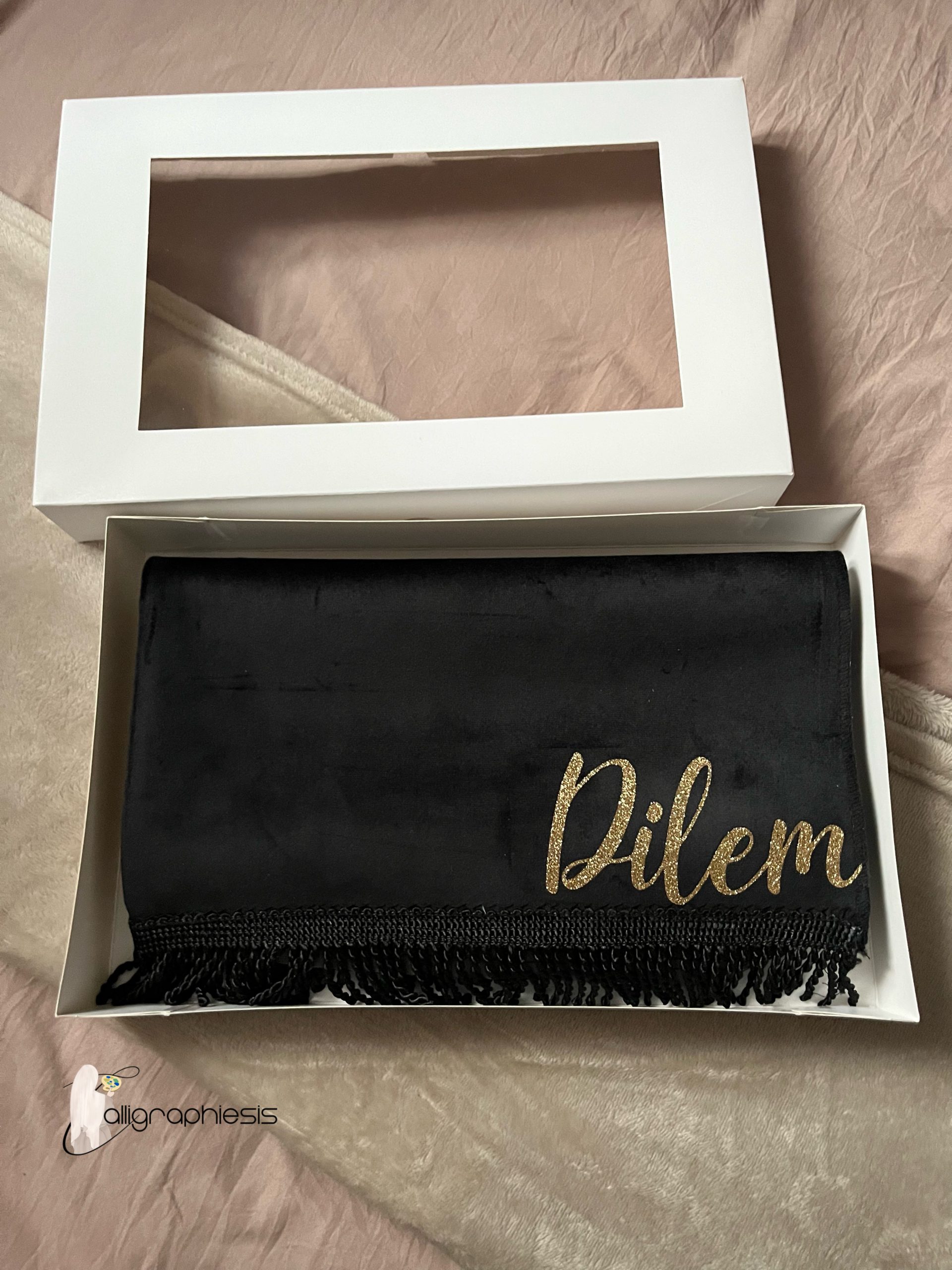 Coffret tapis de prière personnalisable