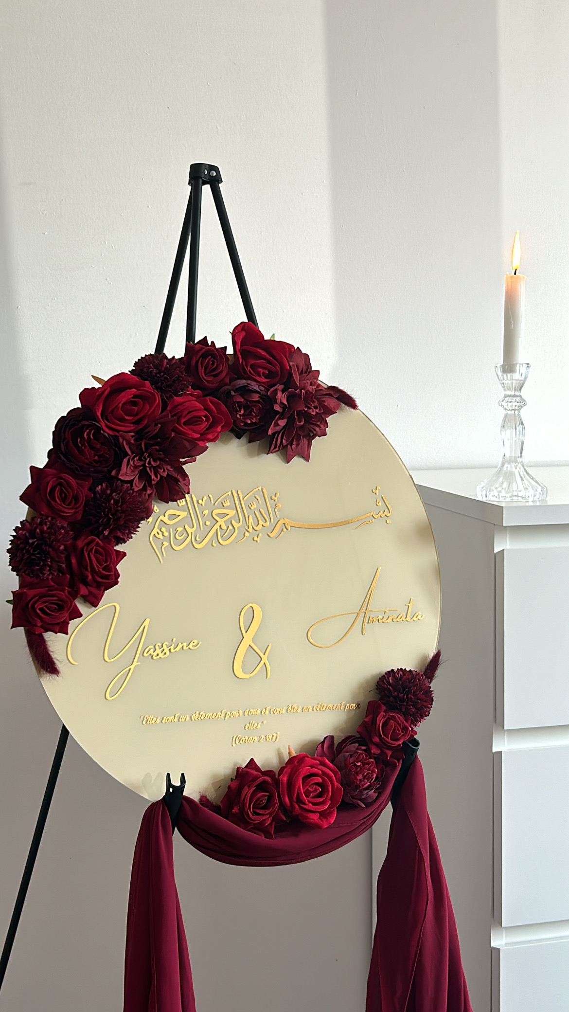 Panneau élégant de mariage – Image 3