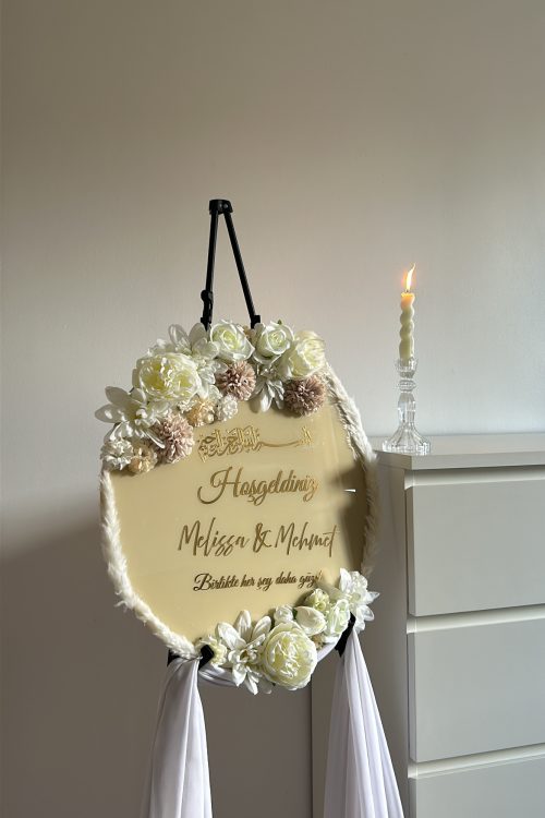 Panneau élégant de mariage