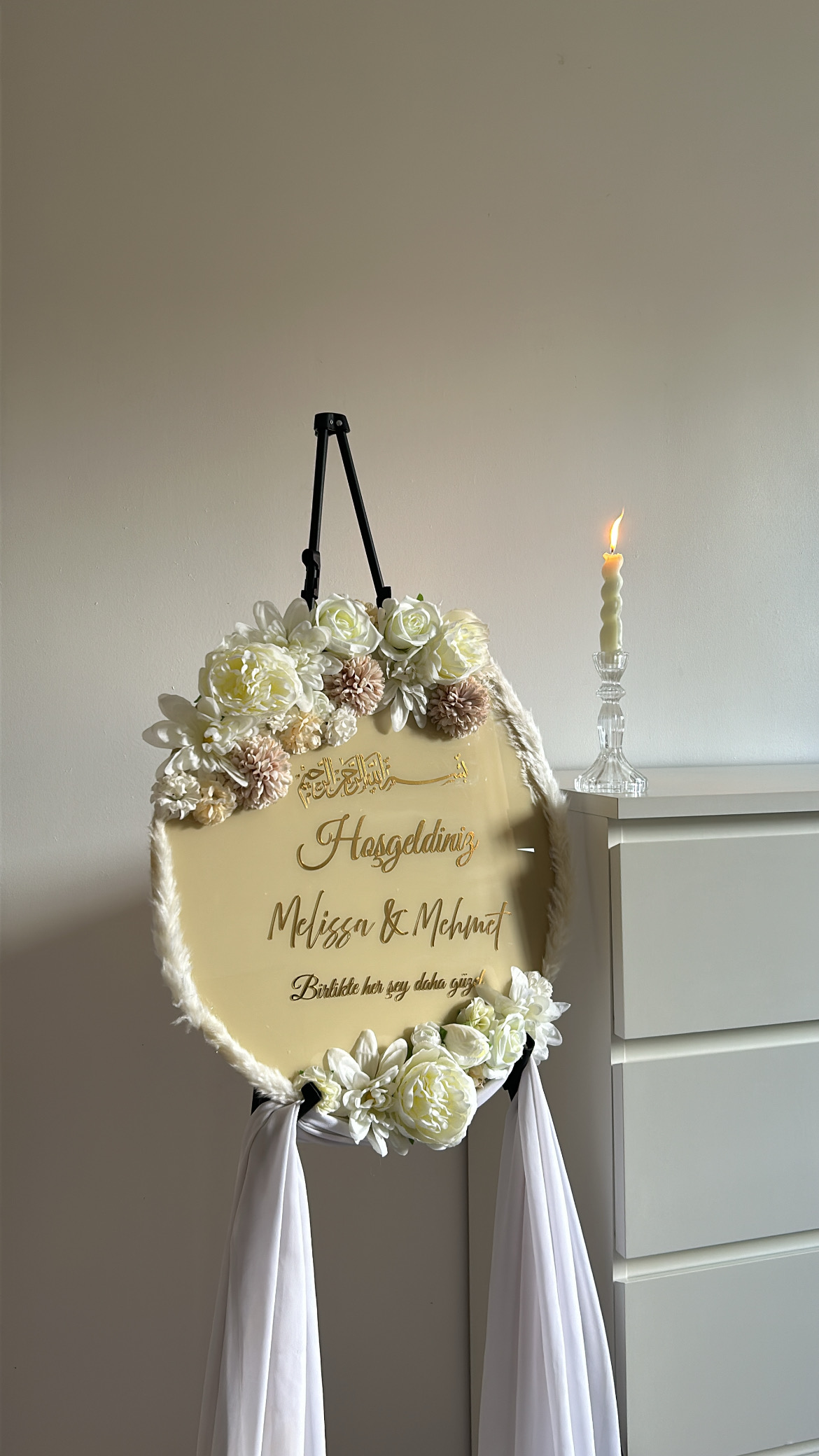 Panneau élégant de mariage